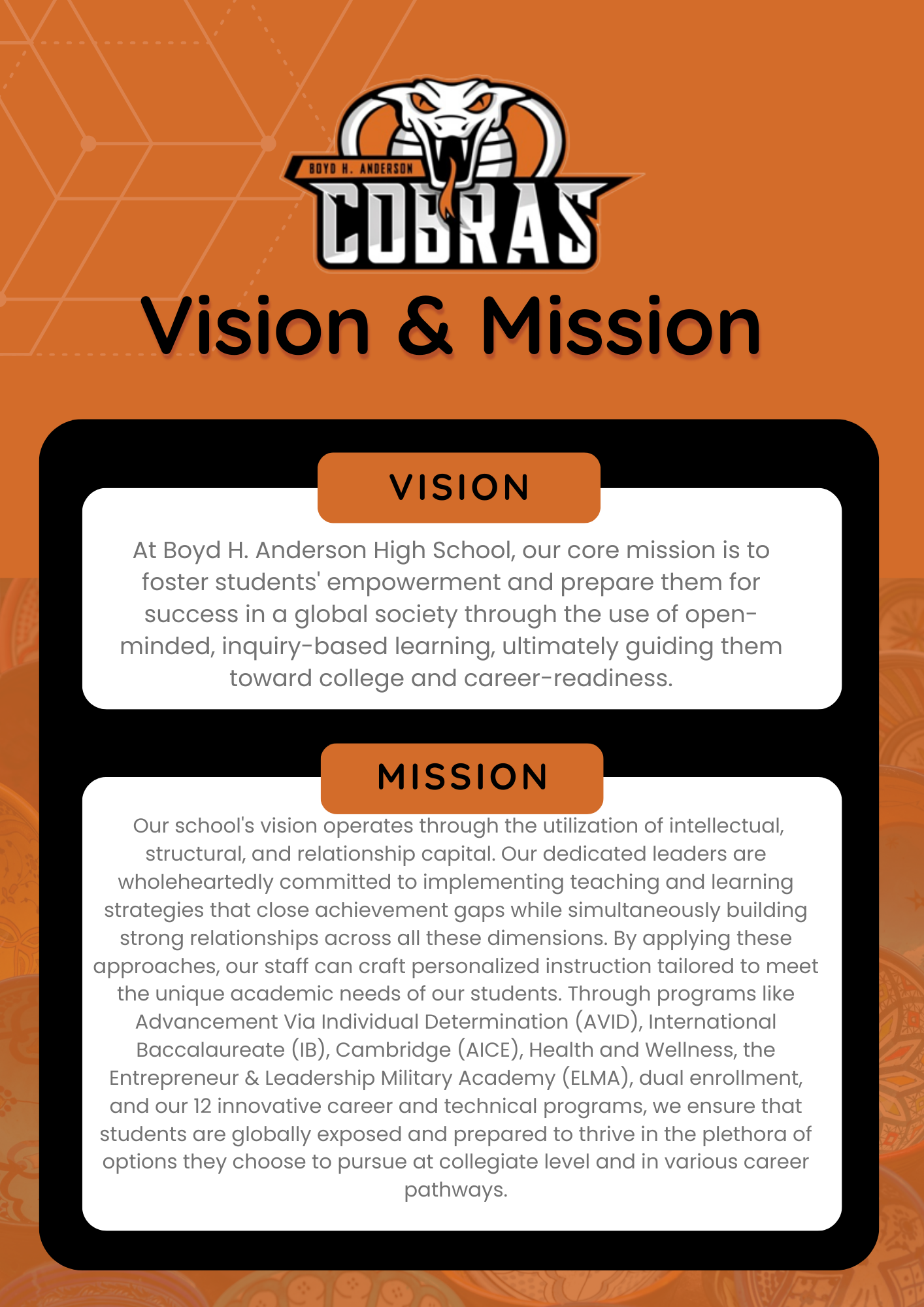  Vision and Mission